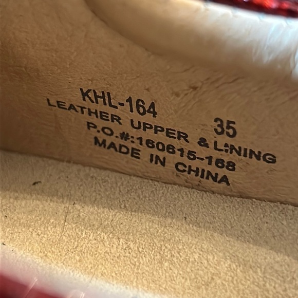 Alegria Khloe PRO Garnet Snake Patent Leather Comfort Nursing Clog Size 35 - Picture 6 of 15